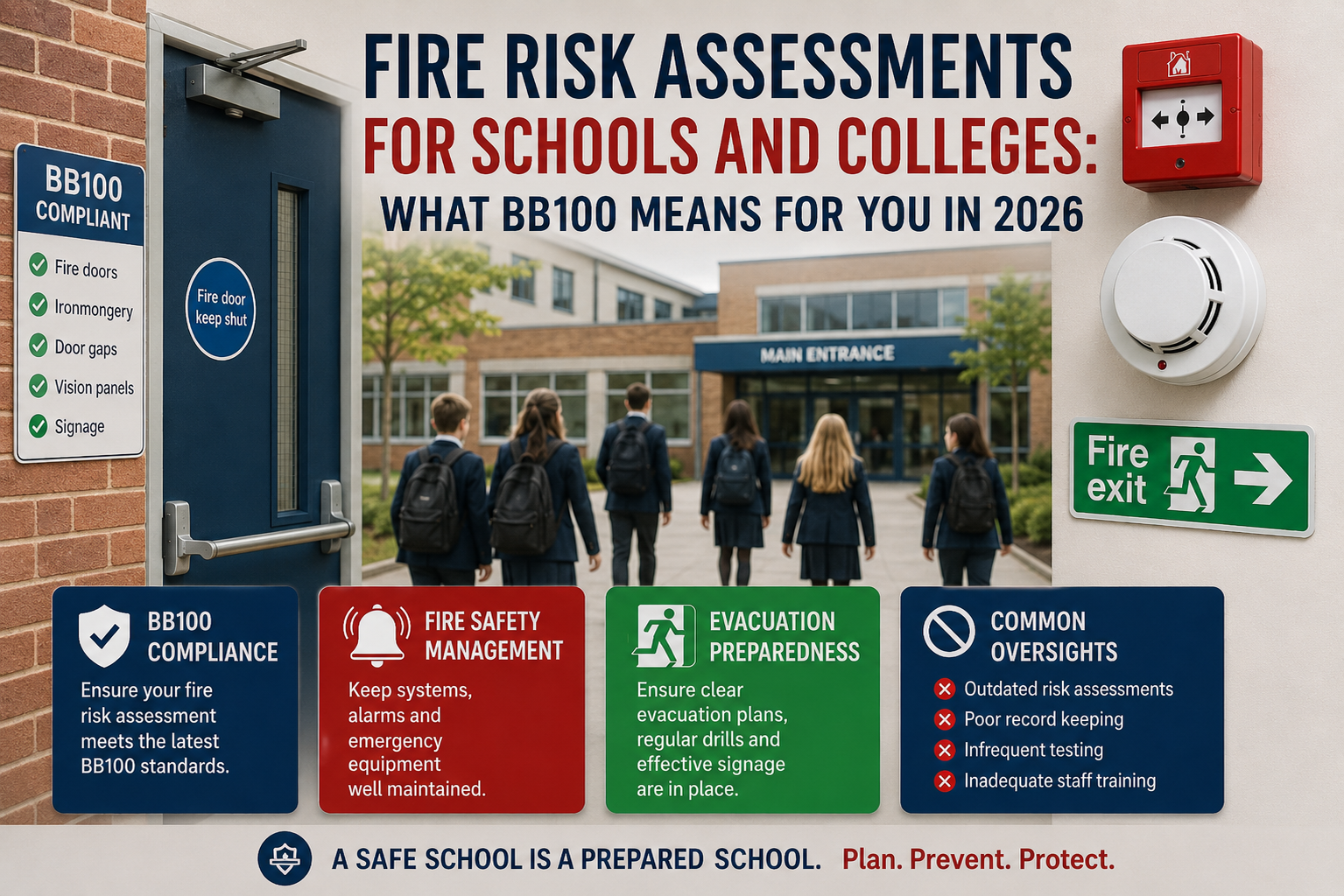 Fire risk assessments for schools and colleges